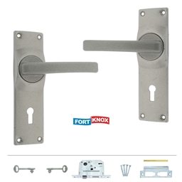M1E30 - 2 Lever Lockset Satin Chrome -M1E30_o_T